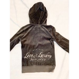 Juicy Couture Velour Zip-up Jacket